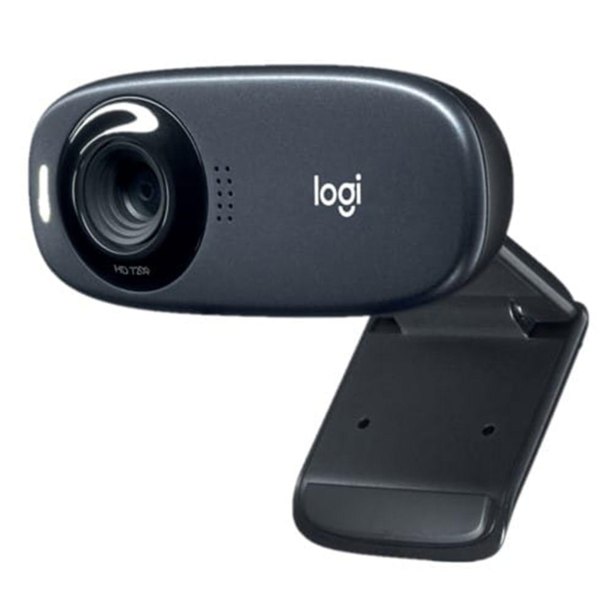 Logitech C310 HD Webcam, Black