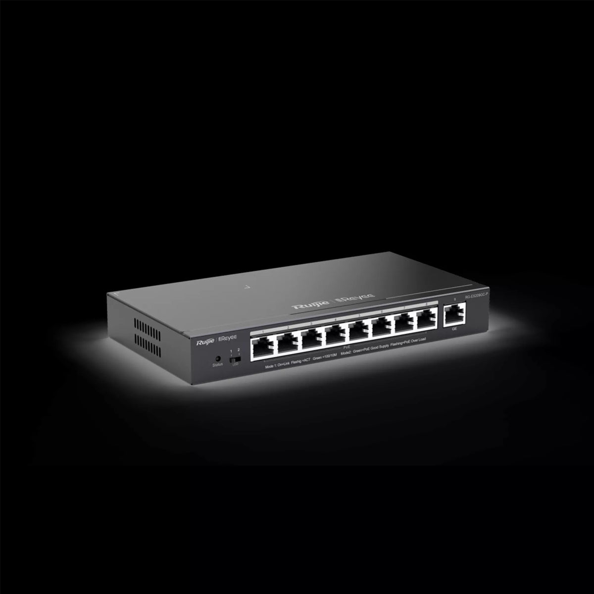 RUIJI Reyee 9-Port Gigabit Smart Cloud Mananged PoE Switch-18 Gbps-