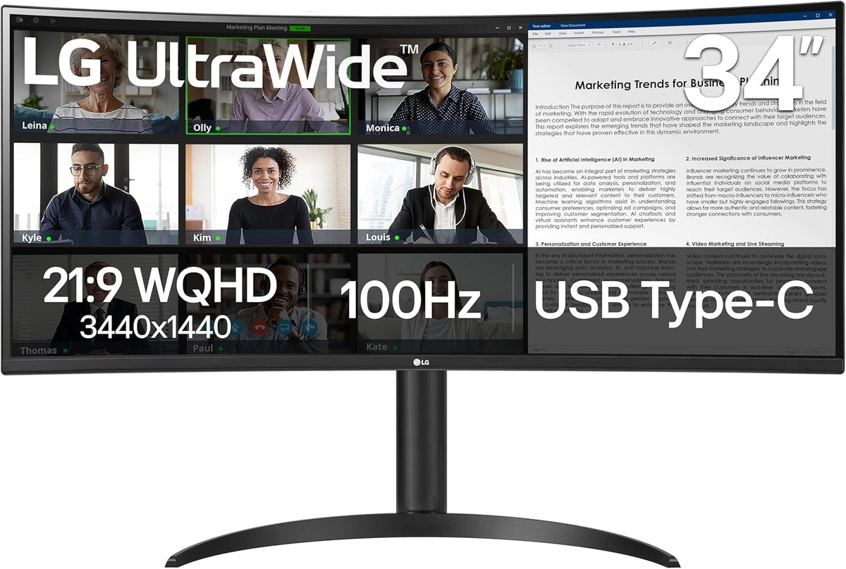 LCD MONITOR 34 (WIDE) 34WR55QK-B.A MA