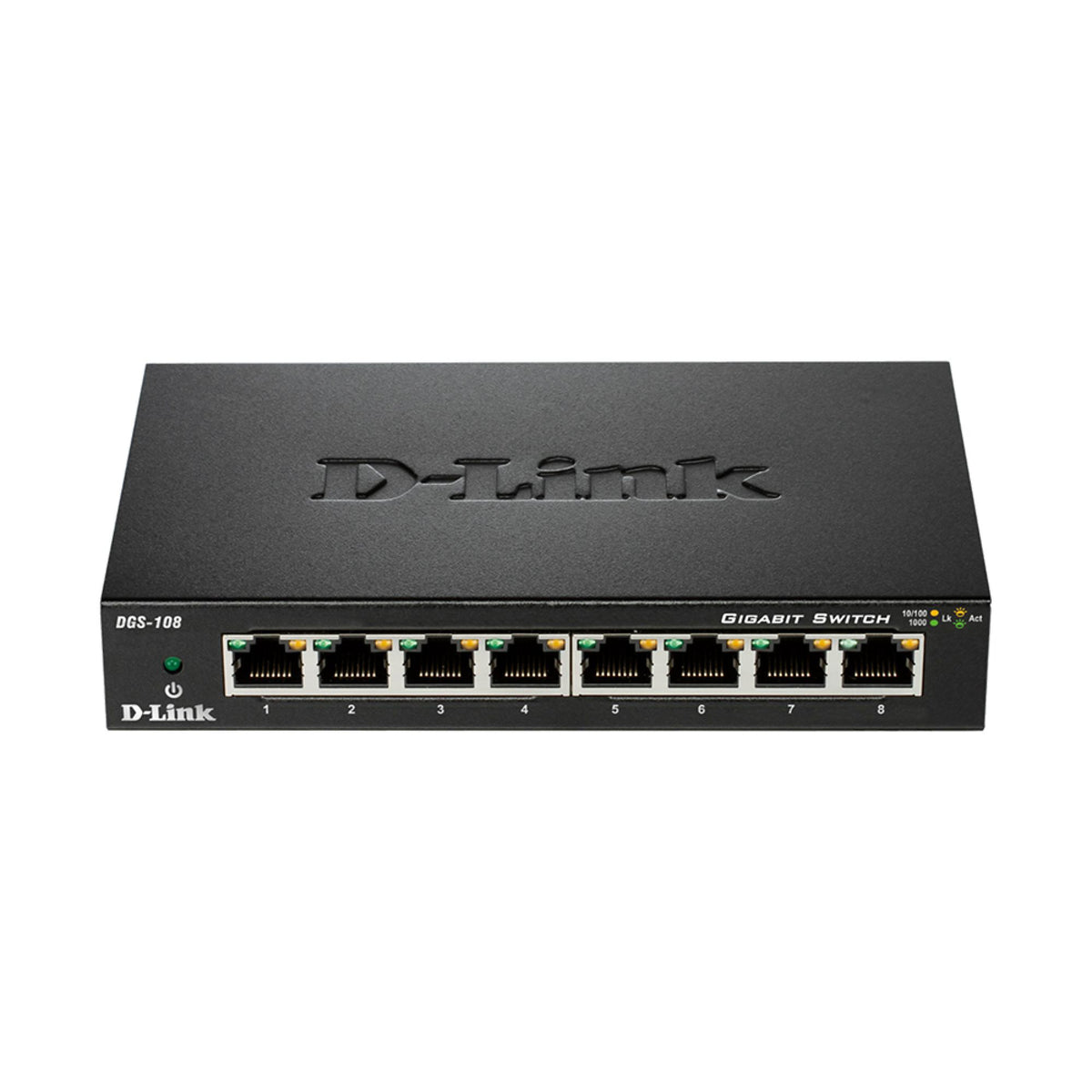 D-Link 8Port Gigabit Unmanaged Desktop Switch - DGS-108