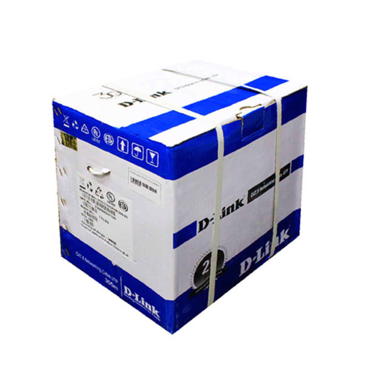 D-Link Cat6 UTP 24AWG Cable Rolls NCB-C6UGRYR-305-24