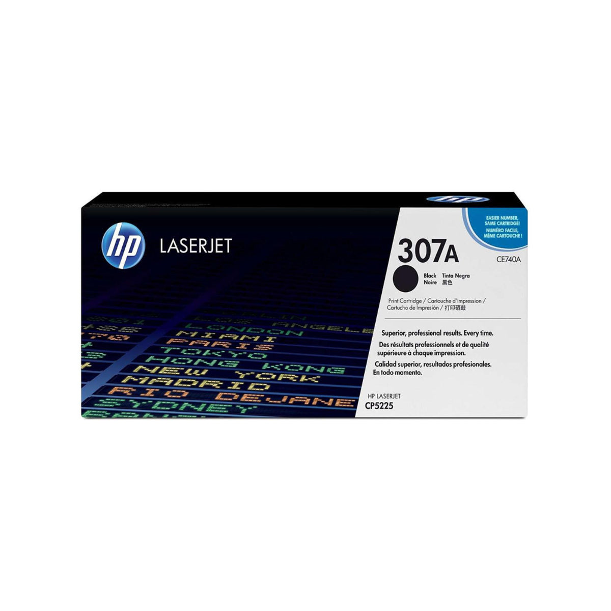HP 307A Black Original LaserJet Toner Cartridge - CE740A