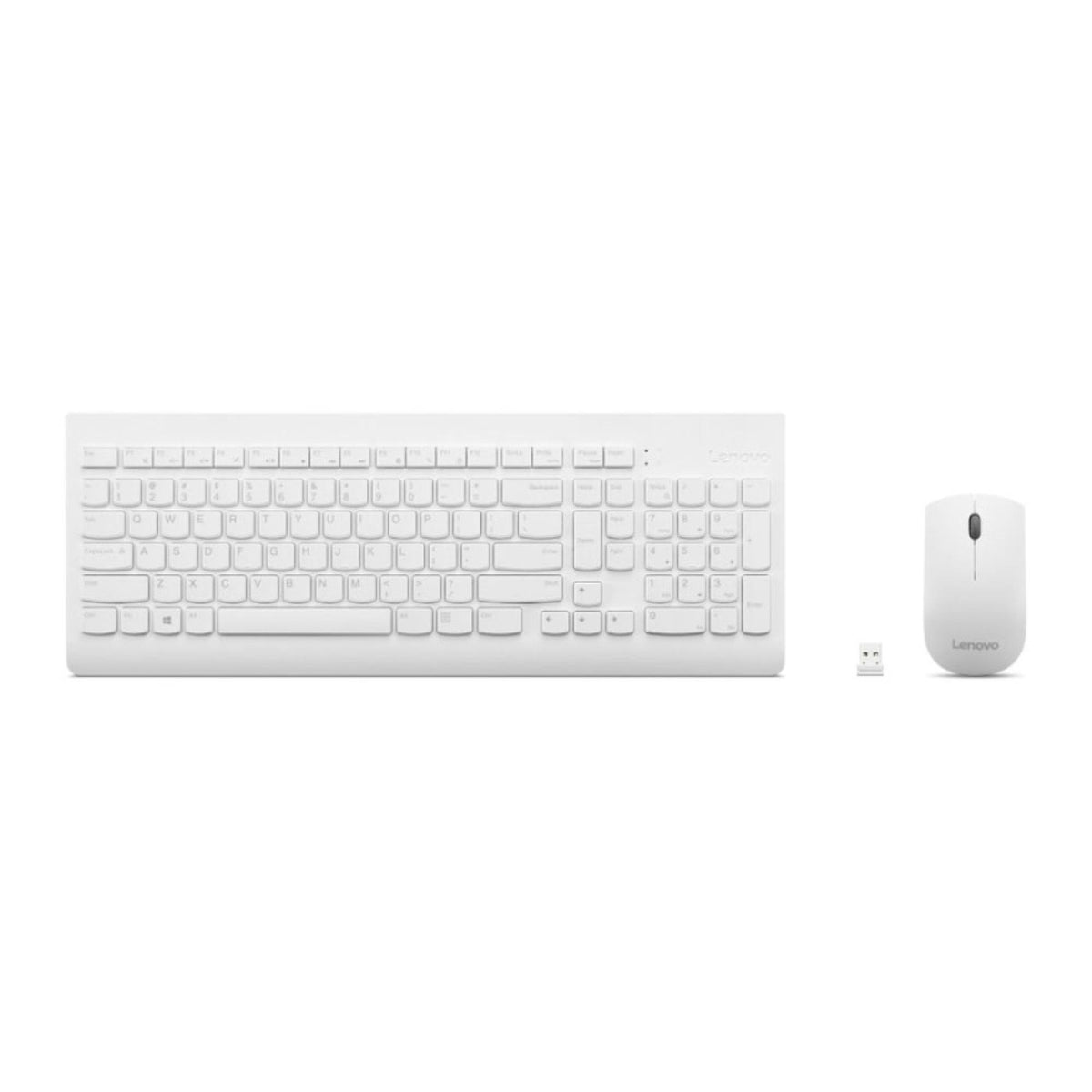 Lenovo 510 Wireless Keyboard and Mouse Combo, White