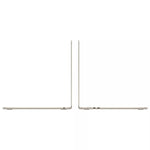 Apple MacBook Air M2 Chip with 8-core CPU, 10-core GPU 8GB 512GB SSD, 15.3 Inch, Starlight, English Keyboard, MQKV3