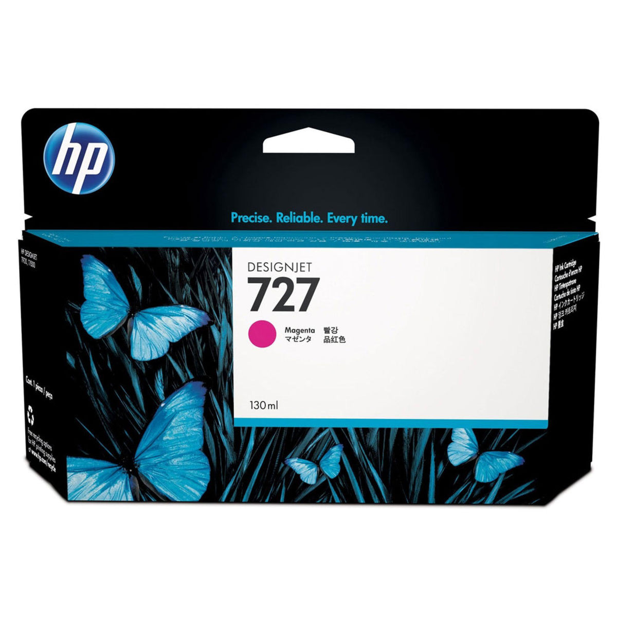 HP 727 130-ml Magenta DesignJet Ink Cartridge, B3P20A