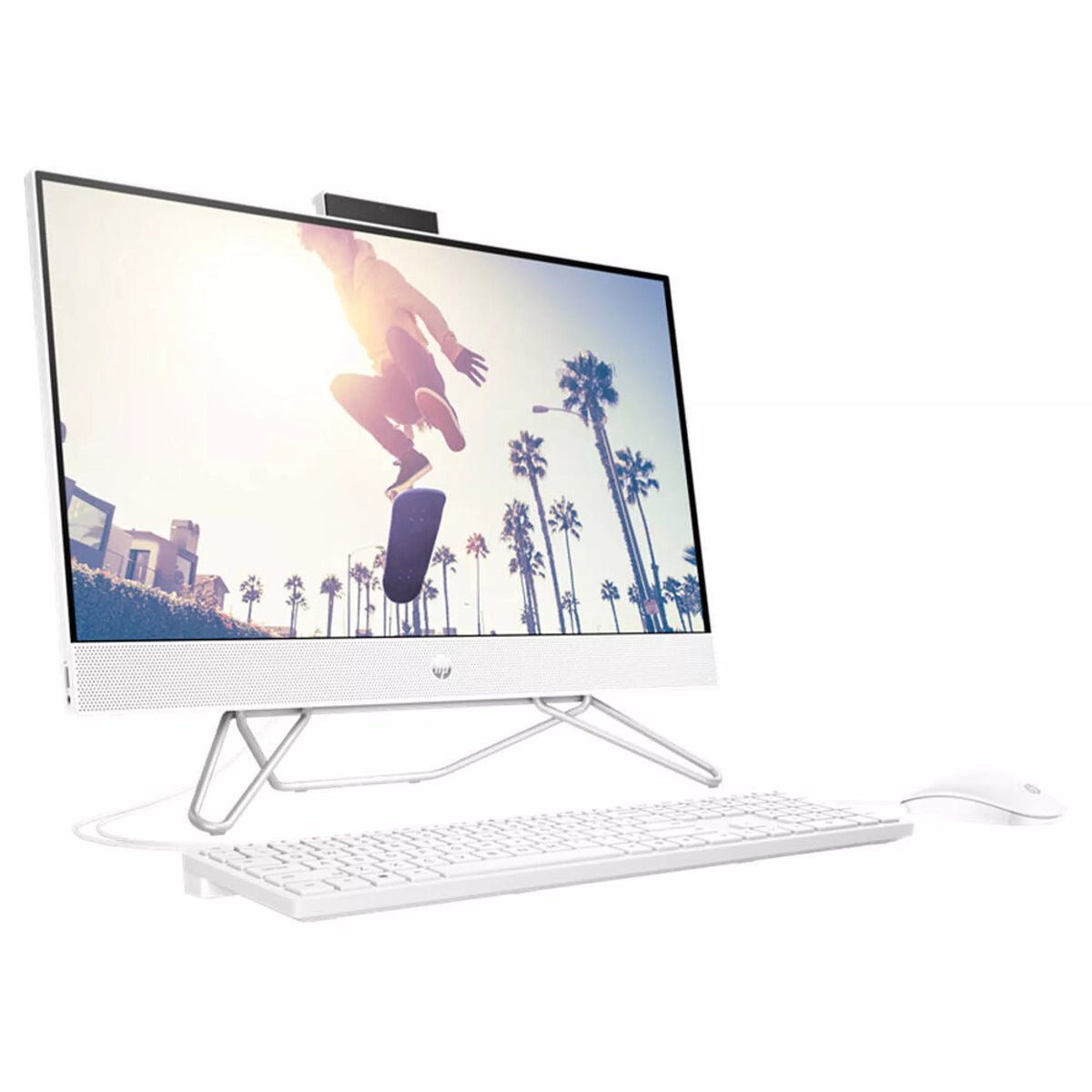 HP All-in-One 24-CB1471NH Intel Core i5 8GB 512GB SSD 23.8Inch Full HD, No Windows, Starry White Desktop
