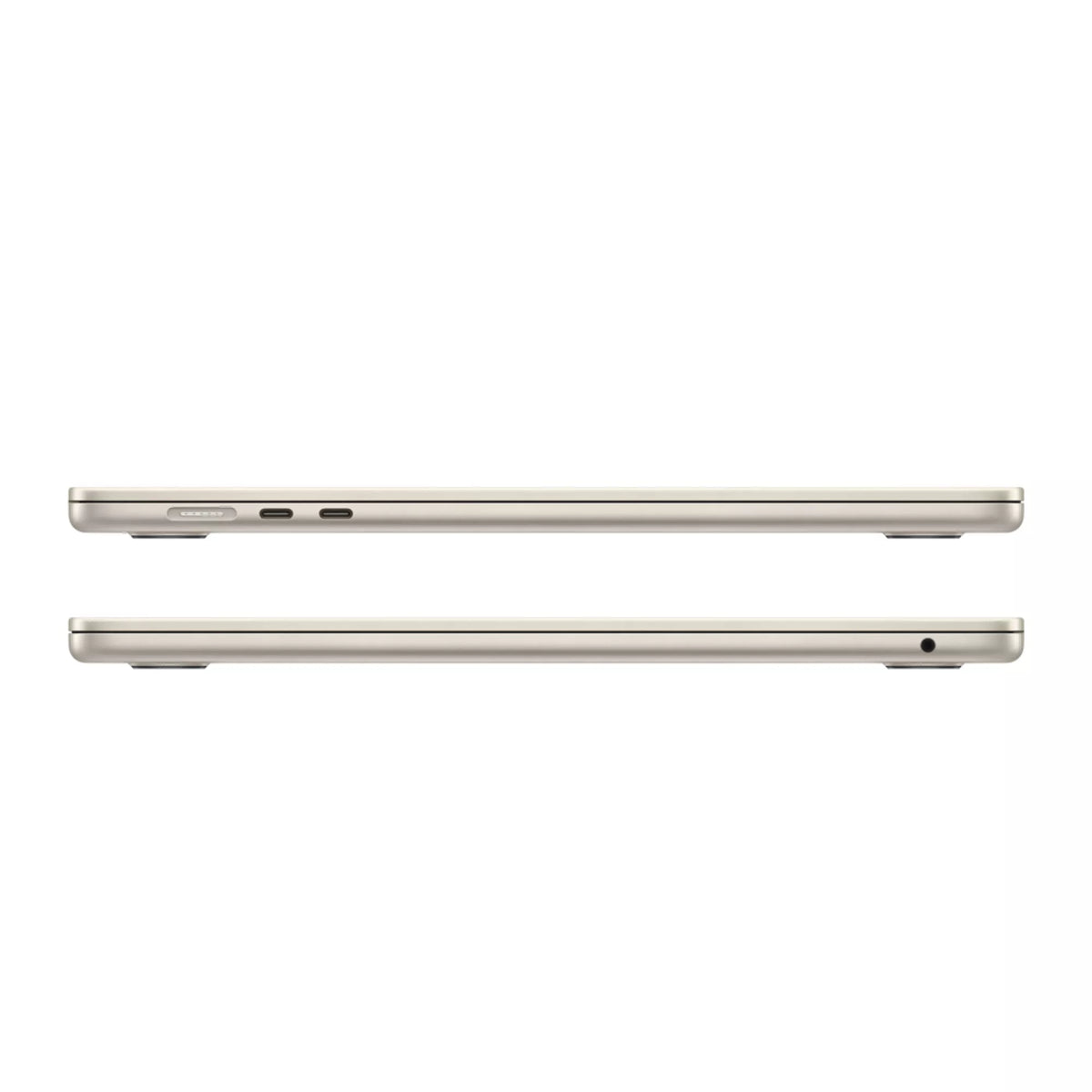 Apple MacBook Air M2 Chip with 8-core CPU, 10-core GPU 8GB 512GB SSD, 15.3 Inch, Starlight, English Keyboard, MQKV3