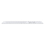 Apple Magic Keyboard with Touch ID and Numeric Keypad, Silver with White Keys English, MK2C3LL/A