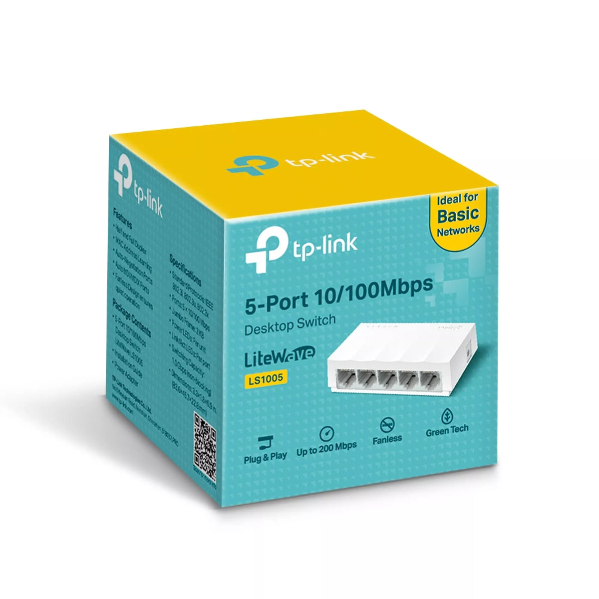 TP Link 5-Port 10100Mbps Desktop SwitchLS1005