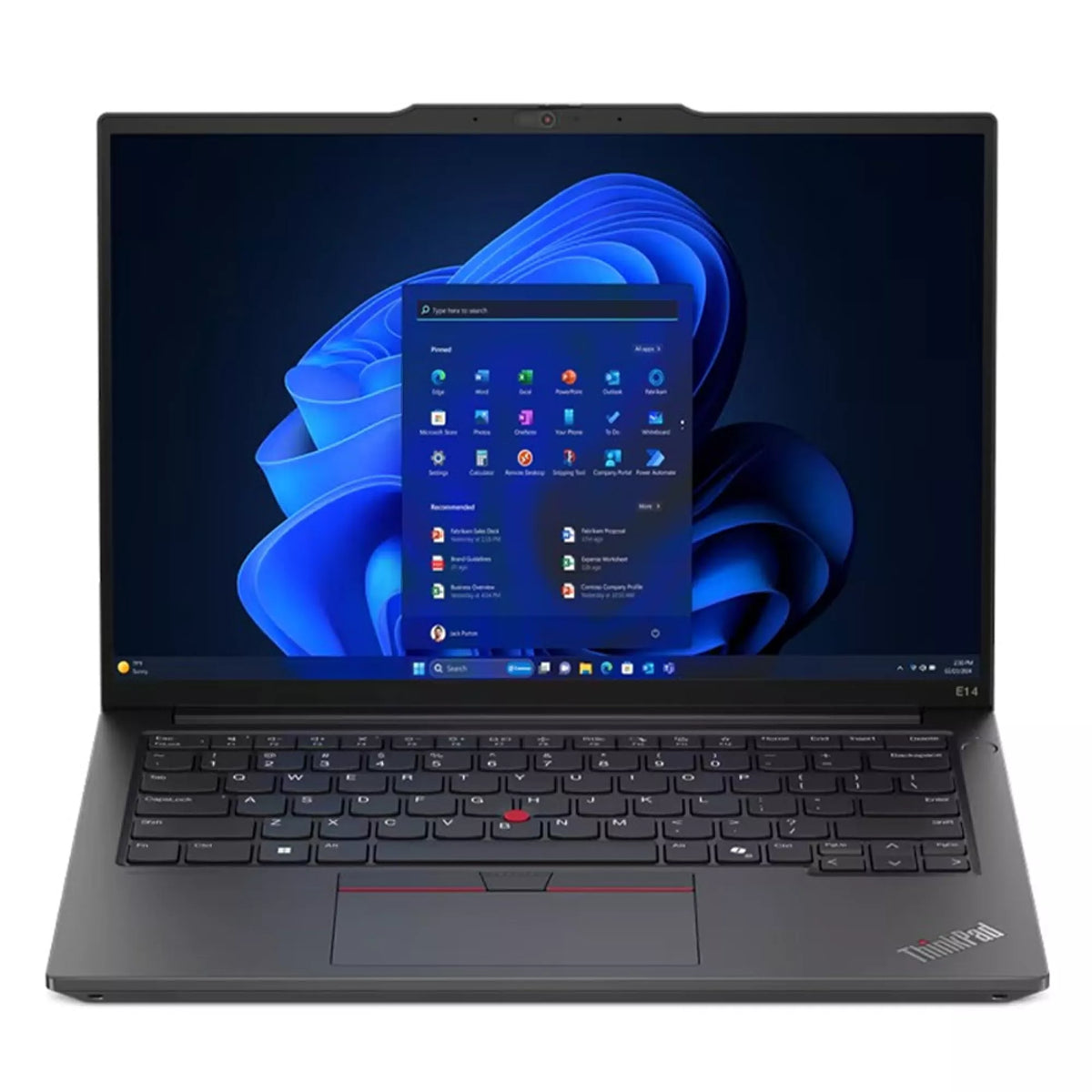 Lenovo ThinkPad E14 Gen6 Intel Core Ultra 7, 16GB 512GB SSD, 14Inch WUXGA, Integrated Intel Arc Graphics, Windows 11 Pro, Black Laptop, 21M7001VGP