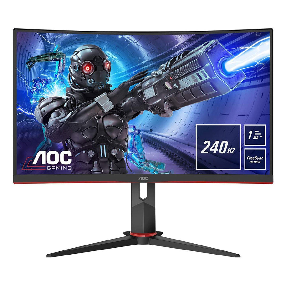 AOC C32G2ZE 32 Inch, 240Hz, 1ms, FHD Curved Gaming Monitor, Black