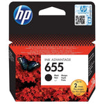 HP 655 Black Original Ink Advantage Cartridge, CZ109AE