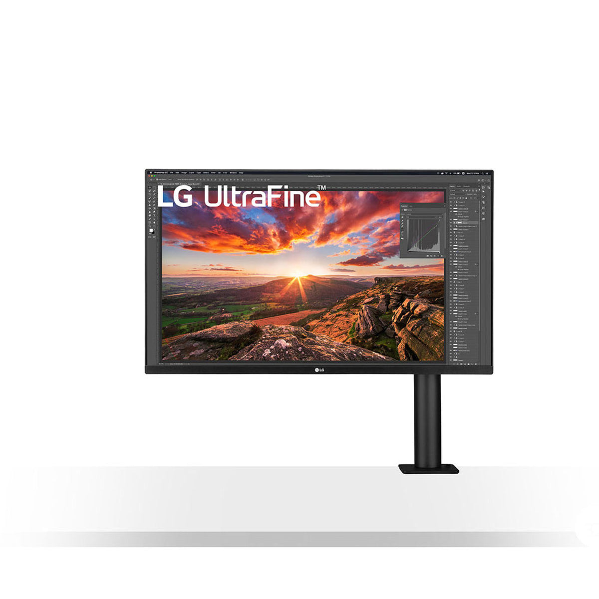 LG UltraFine Display Ergo 32 Inch 4K HDR10 Monitor - 32UN880-B