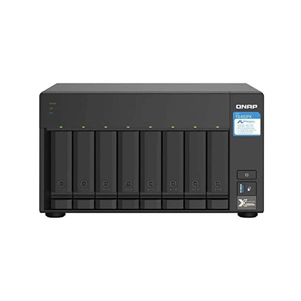 QNAP TS-832PX-4G 8 Bay NAS
