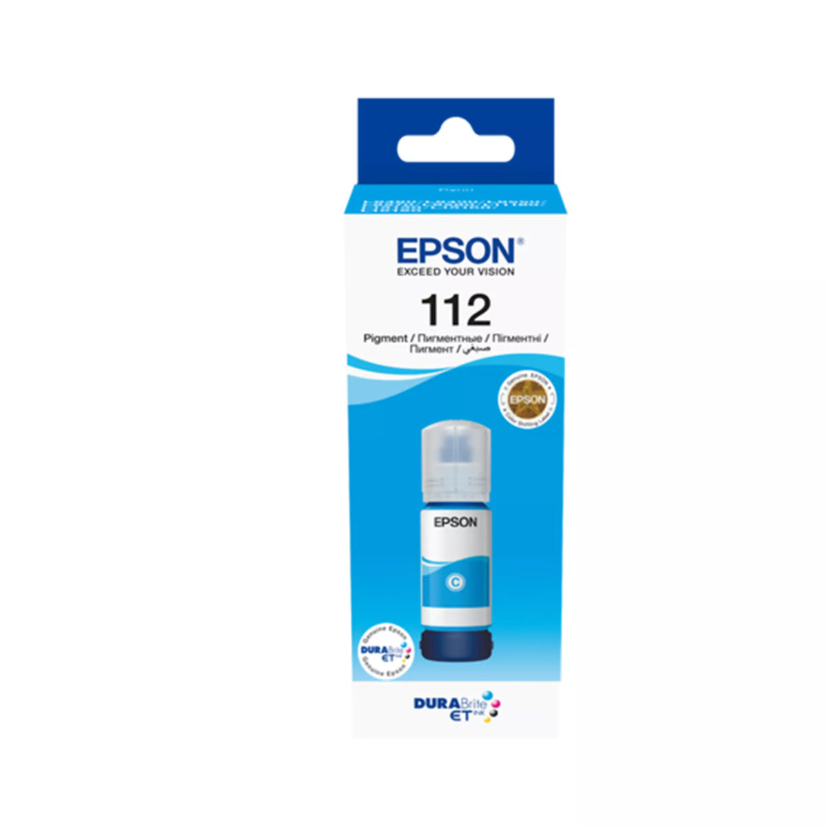 Epson 112 Ecotank Pigment Cyan Bottle