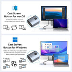 buy Mowsil 6-in-1 USB-C Hub Docking Station