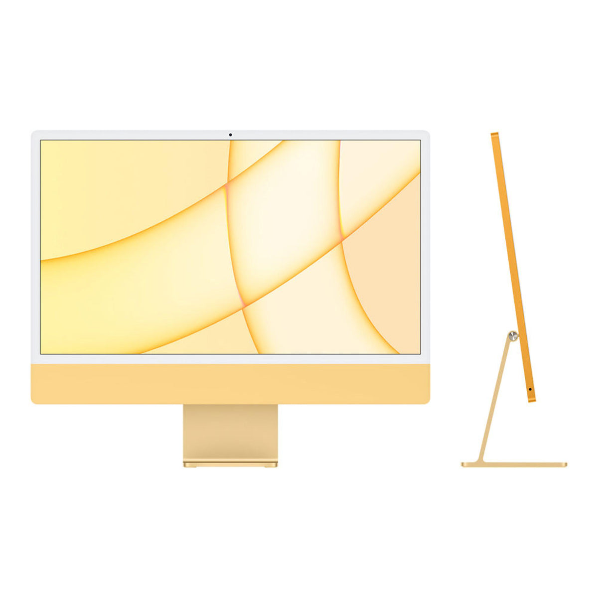 Apple iMac 24 Inch 2021, Apple M1 Chip 8 Core GPU, 8GB RAM, 512GB Storage, 4.5K Retina Display, Yellow