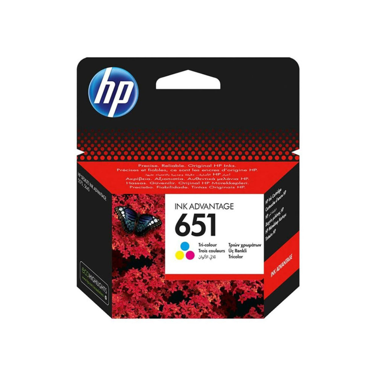 HP 651 Tri-color Original Ink Advantage Cartridge C2P11AE