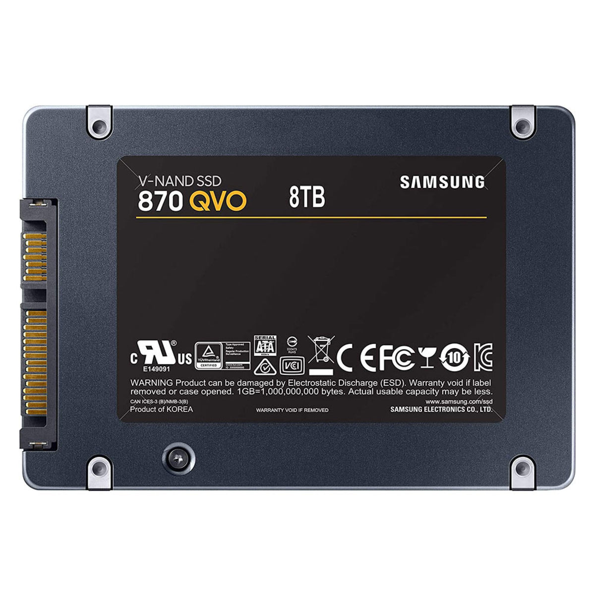 Samsung 870 QVO SATA 3, 2.5 Inch SSD 8TB, Gray