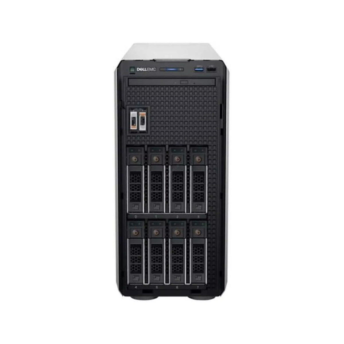 Dell PowerEdge T350 Server, Intel Xeon E-2324G, 16GB ECC RAM, 2TB SATA 7.2K HDD, PERC H355 Controller, 3.5 Inch Chassis with Up to 8 Hot-Plug Drives, Cable PSU
