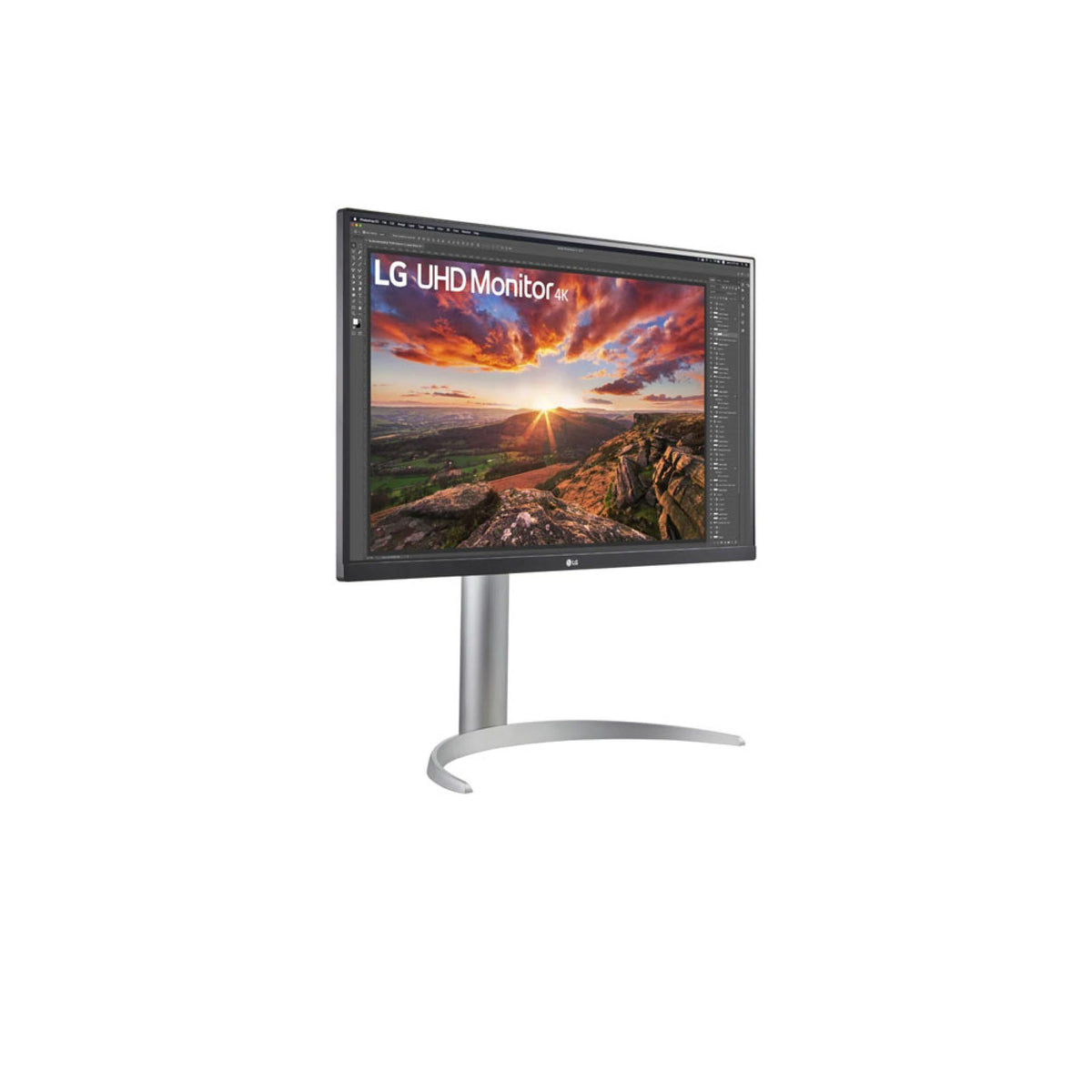LG 27 Inch UHD 4K IPS Monitor Silver, 27UP850-W
