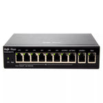Ruijie Reyee RG-EG310GH-P-E - Desktop 10-port full gigabit router, concurrency of 300 users, 1.5 Gbps throughput