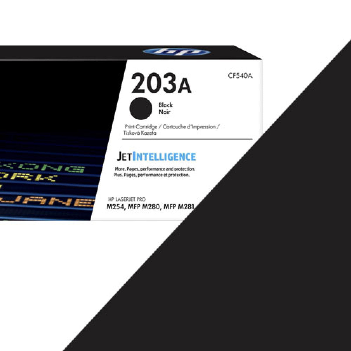 HP 203A Original LaserJet Toner Cartridge, Black - CF540A