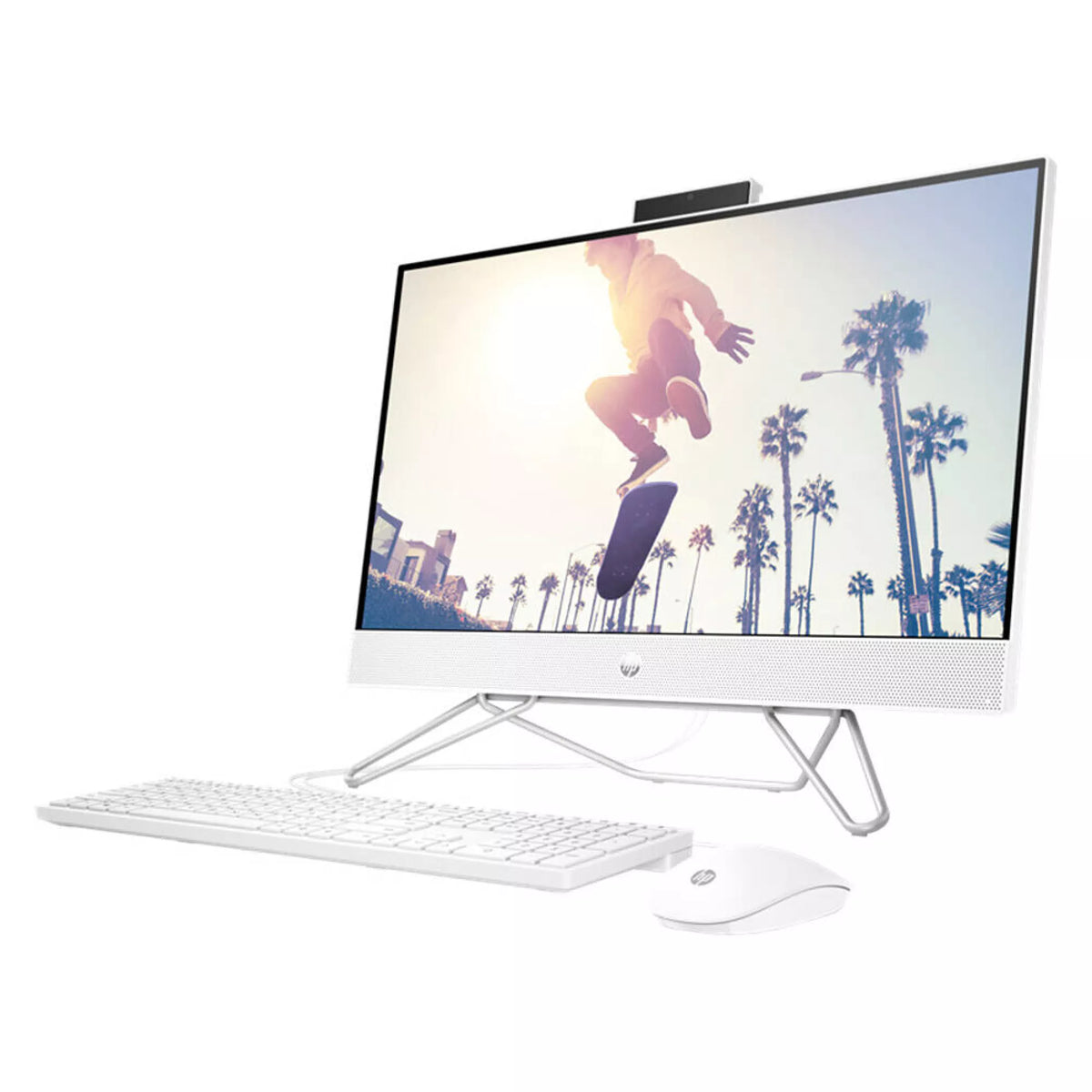 HP All-in-One 24-CB1471NH Intel Core i5 8GB 512GB SSD 23.8Inch Full HD, No Windows, Starry White Desktop