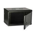 6U 600 x 600 Wall Mount Rack Single Section Cabinet with Fan