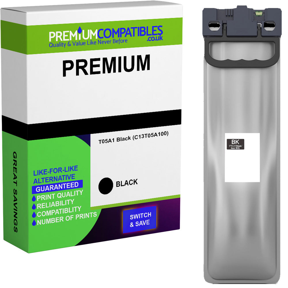 Epson T05A1 Black Original High Capacity Ink Cartridge C13T05A100