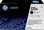 HP 05A Black Original LaserJet Toner Cartridge, CE505A