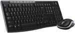 لوحة مفاتيح وماوس لاسلكيان من لوجيتك MK270
