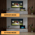 Mowsil Mini DisplayPort to HDMI and VGA Adapter – 4K HDMI, 1080p VGA, Gold-Plated Converter, Plug & Play
