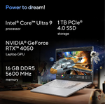 Asus VivoBook Pro N6506MU-MA011W Intel Core Ultra 9 16GB 1TB SSD 15.6 OLED Display Windows 11 Home, Grey Laptop