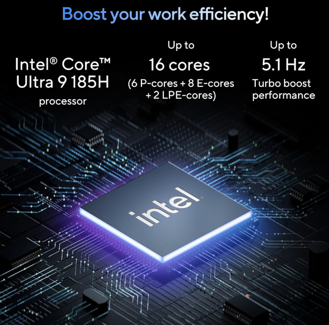 Asus VivoBook Pro N6506MU-MA011W Intel Core Ultra 9 16GB 1TB SSD 15.6 OLED Display Windows 11 Home, Grey Laptop