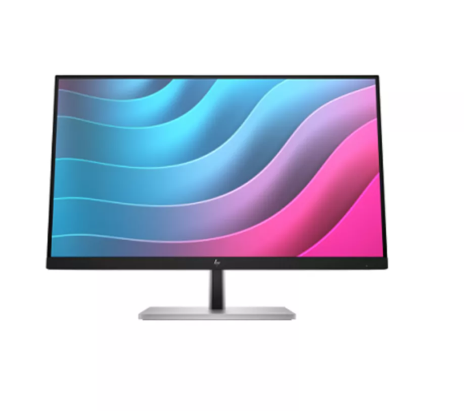 شاشة HP E24 G5 مقاس 24 بوصة عالية الدقة بالكامل، لون أسود