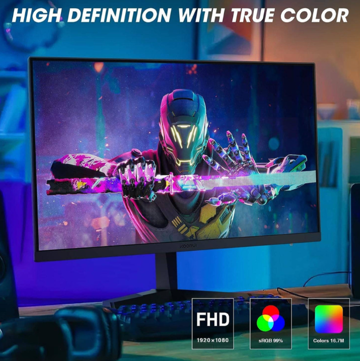 Koorui 24E3 24 Inch FHD IPS Gaming Monitor