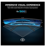 Koorui 24 Inch FHD Curved Gaming Monitor, 24E6CA