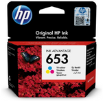 HP 653 Tri-color Original Ink Advantage Cartridge 3YM74AE