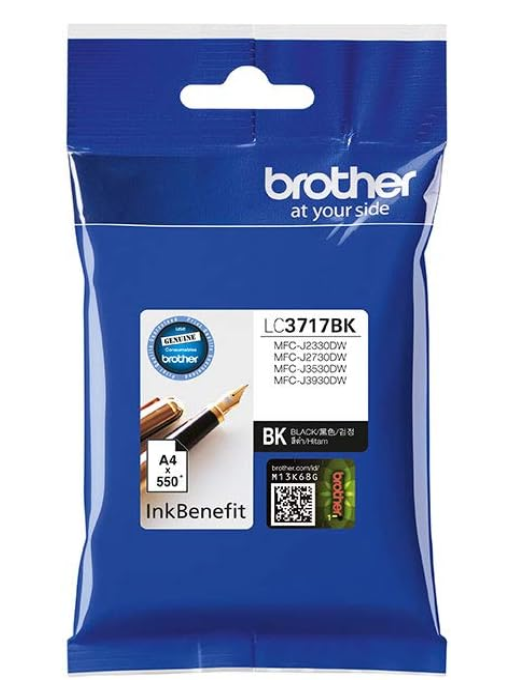 Brother LC3717BK Ink Cartridge, Black