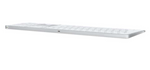 Apple Magic Keyboard with Touch ID and Numeric Keypad, Silver with White Keys English, MK2C3LL/A