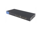 مفتاح إيثرنت جيجابت غير مُدار من Linksys LGS124 مزود بـ 24 منفذًا