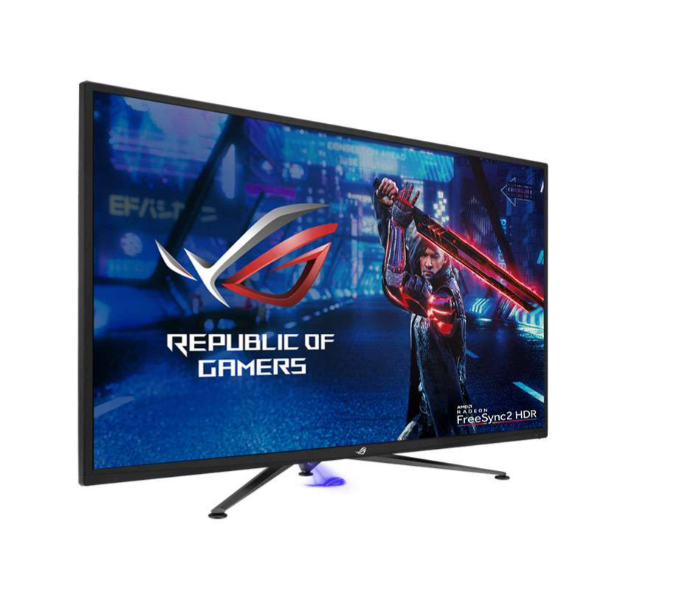 شاشة ألعاب Asus ROG Strix XG438Q HDR، 120 هرتز، 4K، جهاز تحكم عن بعد، مقاس 43 بوصة