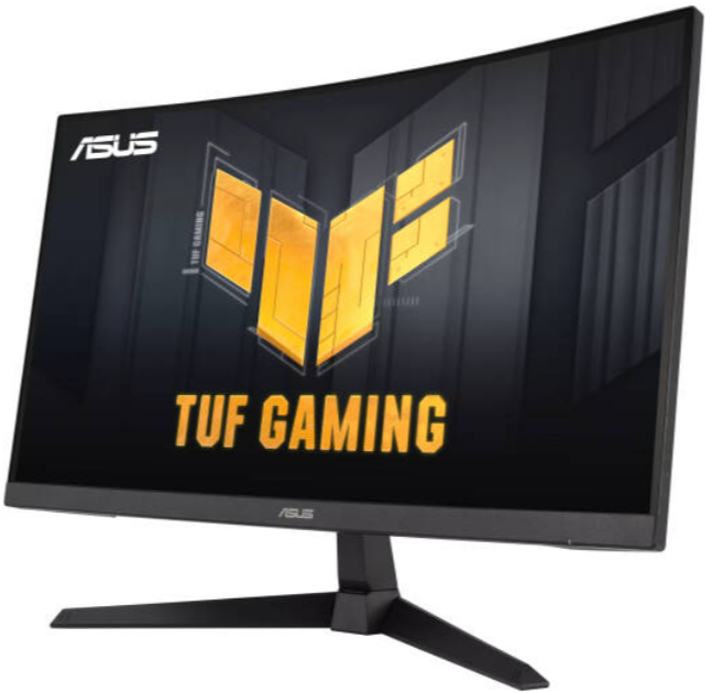 Asus TUF Gaming VG27VQ3B 27Inch Full HD Fast VA Display Curved Monitor, Black