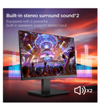 شاشة Koorui P02 مقاس 24 بوصة FHD Adpitive Sync للعناية بالعين وتعديل الإمالة المريح مع مكبرات صوت مدمجة