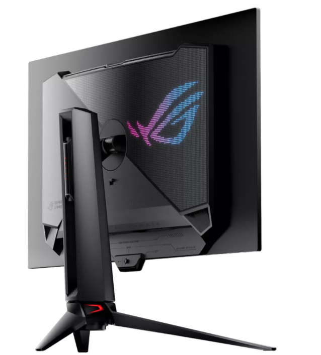 شاشة ألعاب Asus ROG Swift PG32UCDP مقاس 32 بوصة بدقة 4K UHD WOLED، لون أسود