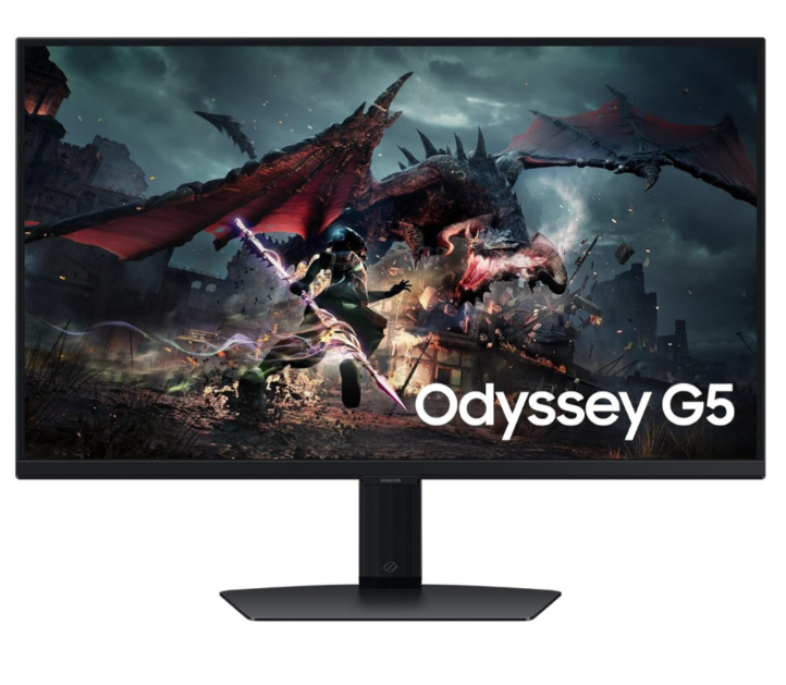 شاشة ألعاب سامسونج أوديسي G50D QHD مقاس 27 بوصة، LS27DG502EMXUE، لون أسود
