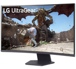 شاشة ألعاب منحنية LG 32GS60QC-B UltraGear QHD 1000R مقاس 32 بوصة، لون أسود