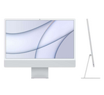 Apple iMac 24 Inch 2021, Apple M1 Chip 8 Core GPU, 8GB RAM, 512GB Storage, 4.5K Retina Display, Blue MGPL3