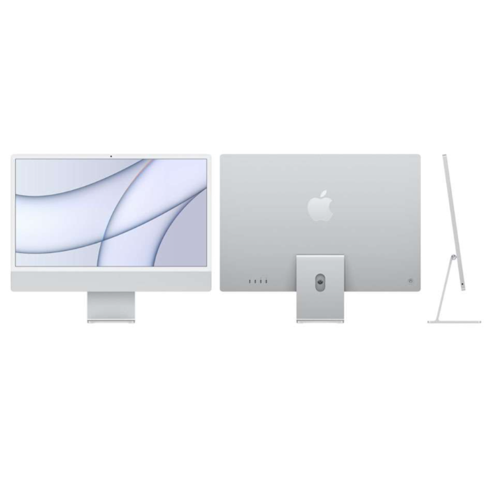 Apple iMac 24 Inch 2021, Apple M1 Chip 8 Core GPU, 8GB RAM, 512GB Storage, 4.5K Retina Display, Blue MGPL3
